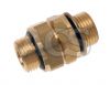 Straight Male Brass Orientable Adaptor BSP