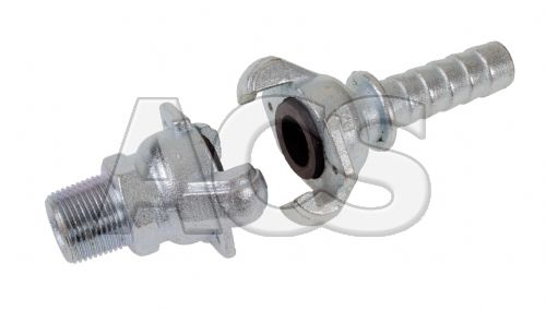 US Universal Claw Fittings - Zinc plated