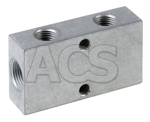 Aluminium Single Side BSP  Manifold 1/8