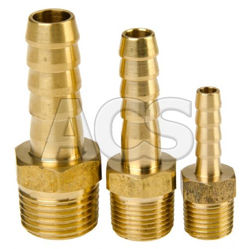 Hose Tail - Brass BSPT 1/8