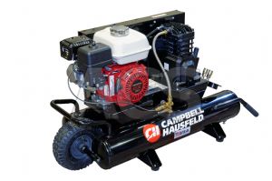 Petrol compressor Honda 5.5HP - wheelbarrow style