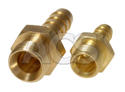 Hose Tail - Brass BSPP 1/8