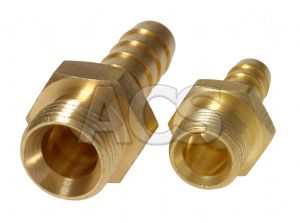 Hose Tail - Brass BSPP 1/8