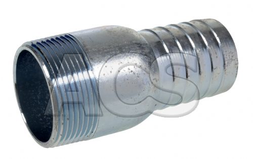 Zinc Plated Steel Hose Tail 1/2