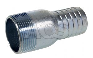 Zinc Plated Steel Hose Tail 1/2