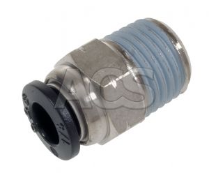 Male Stud Connector NPT 1/4