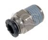 Male Stud Connector NPT 1/4 - 1/2