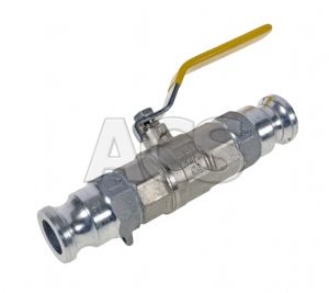 Ball valve/Camlock assembly Aluminium 1/2