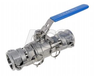 Ball valve/Camlock assembly S/Steel 1/2