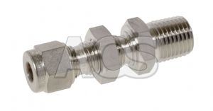 Bulkhead Male Connector NPT Metric