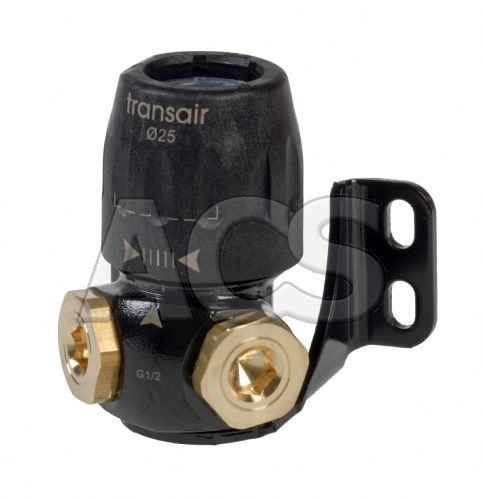 Transair Wall Bracket with 1, 2 or 3 outlets