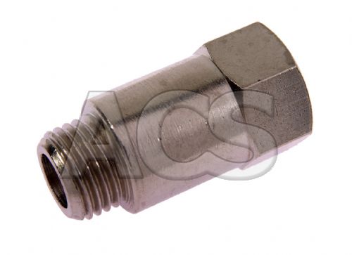 Nickel Plated Brass Male/Female BSP Adaptor (Long)