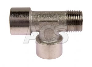 Nickel Plated Brass Offset Male BSP Tee 