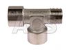 Nickel Plated Brass Offset Male BSP Tee 