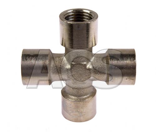 Nickel Plated Brass Female BSP Equal Cross 