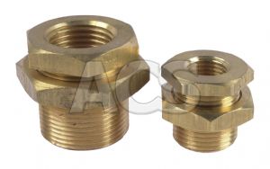 Legris Brass BSP Bulkhead Fitting