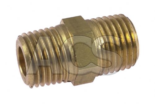 Brass Hex Male NPT/BSP Nipple Adaptor