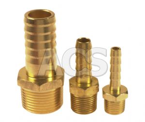 Hose Tail - Brass BSPT 1/8