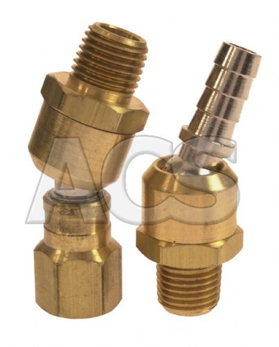 Hose Swivel Joint - Brass BSPT 1/4