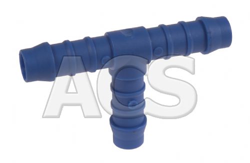 Nylon Equal Barbed Tee Adaptor 1/8