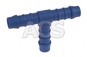 Nylon Equal Barbed Tee Adaptor 1/8