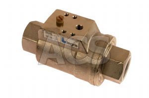 Direct mounted axial valve - 2 port