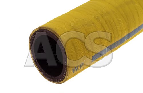 Rubber hose - Mandrel built - Black & Yellow Cover