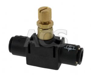 Flow control valve - in line type - push in